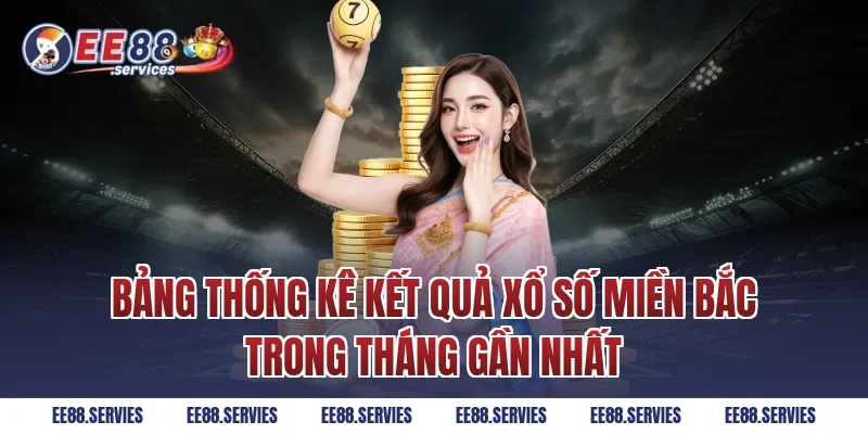 Bảng thống kê kết quả xổ số miền Bắc trong tháng gần nhất