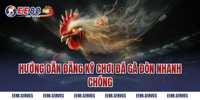Hướng dẫn đăng ký chơi Đá Gà Đòn nhanh chóng